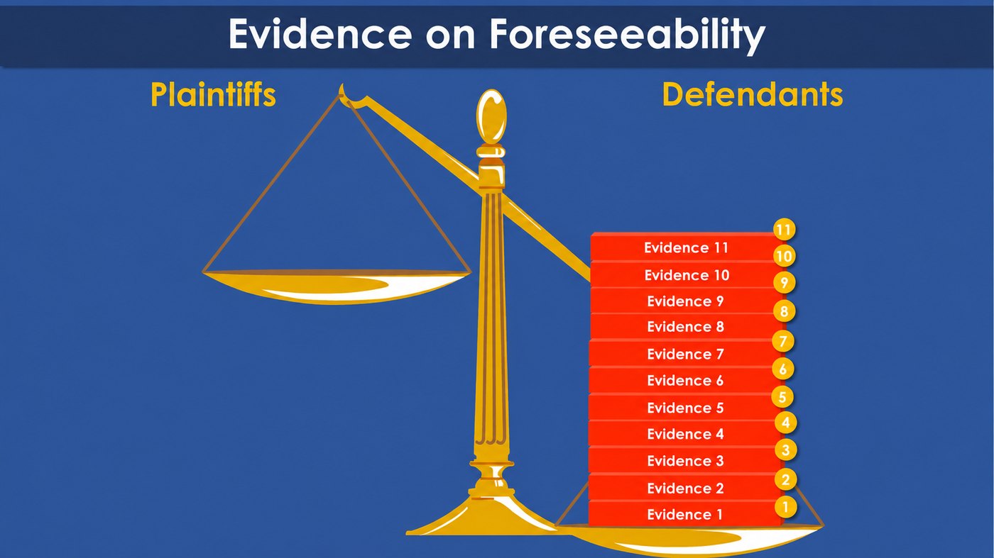 Evidence on Foreseeability